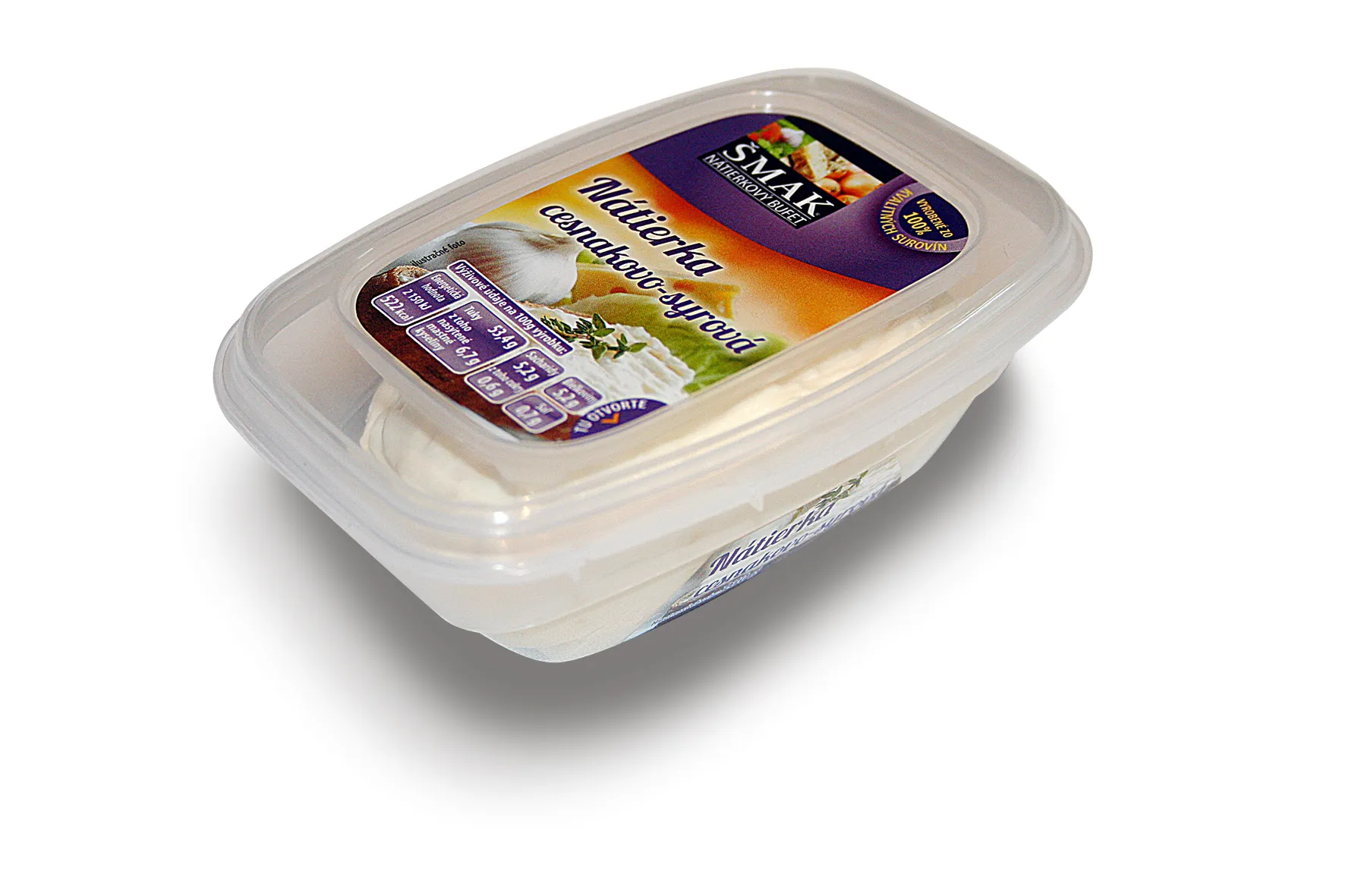 Nátierka cesnakovo-syrová 130g