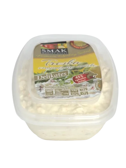 Treska v majonézovej omáčke Delikates 140g a 400g